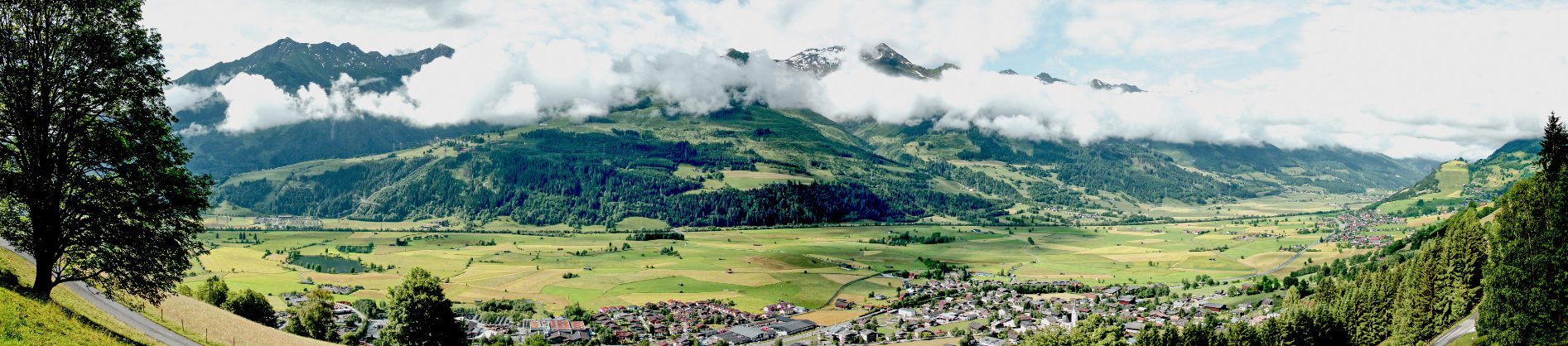 Panorama über Piesendorf